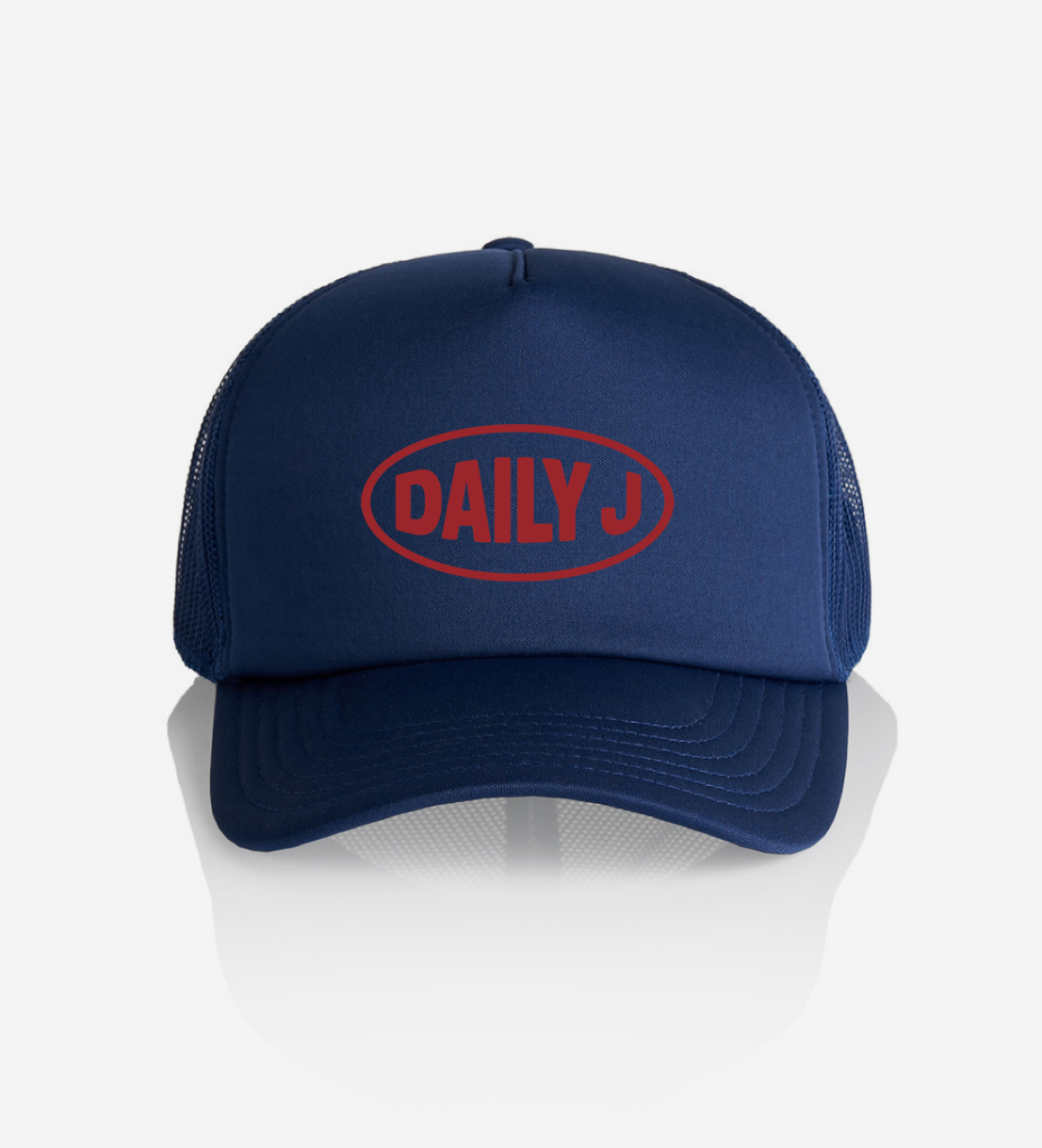 Trucker Hat - Navy + Red