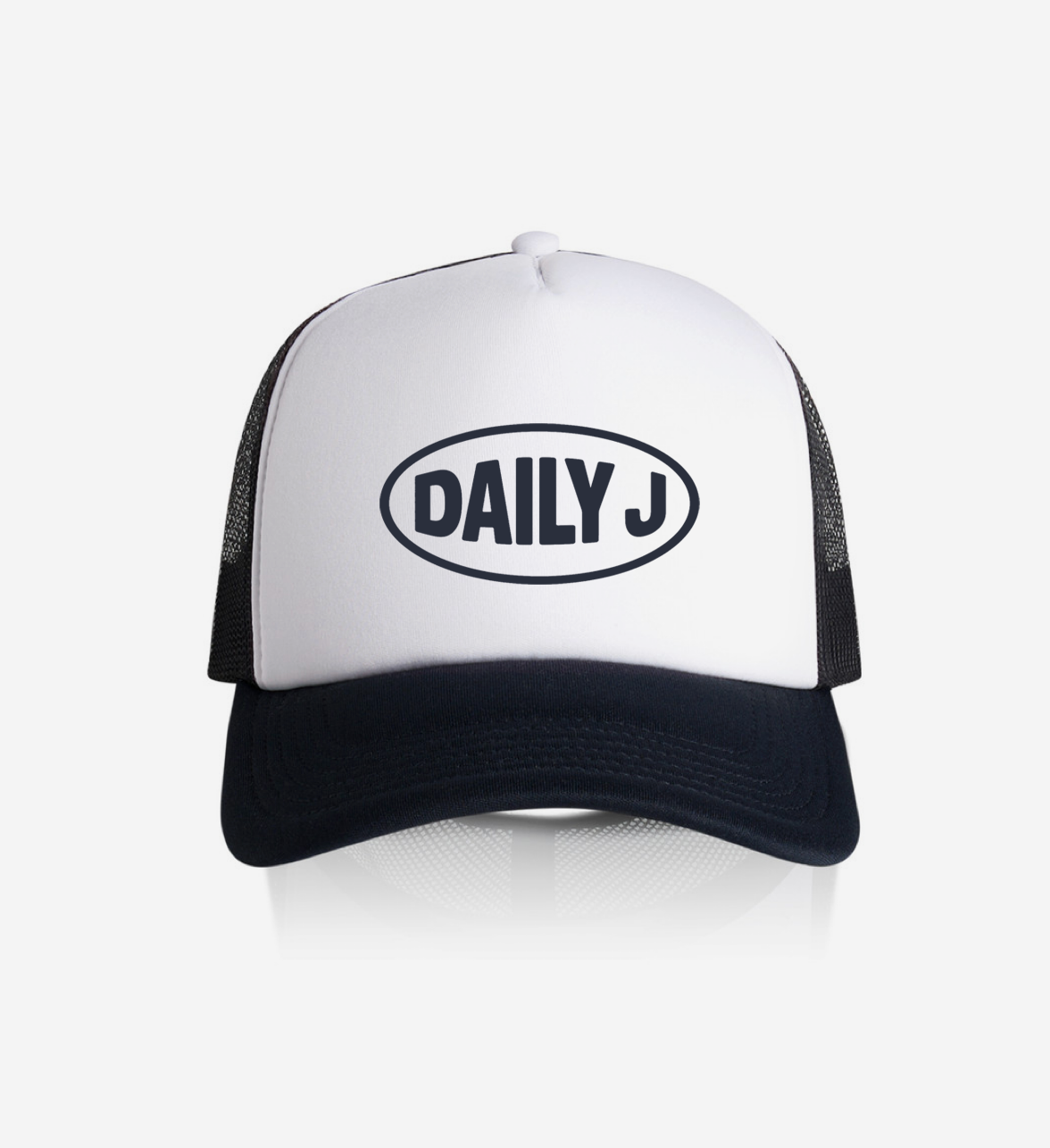 Trucker Hat - White + Navy