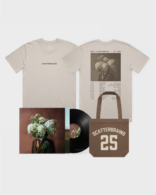 Scatterbrains Bundle - Tote + Vinyl + Tee